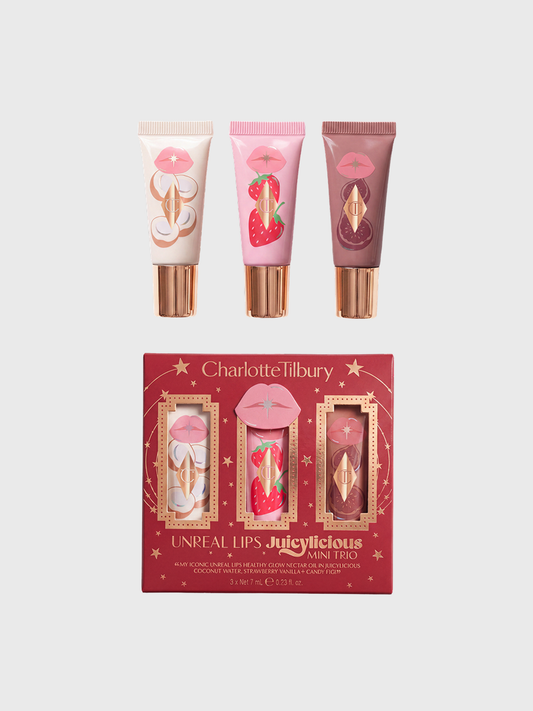 Charlotte Tilbury Unreal Lips Juicylicious Mini Trio