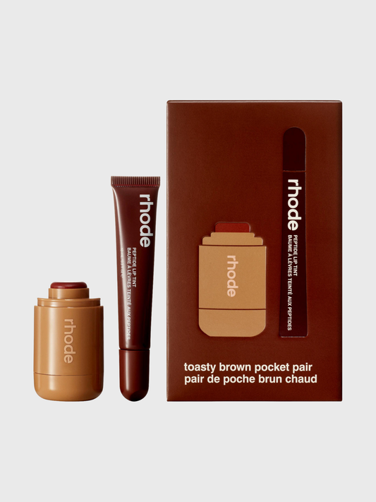 Rhode Pocket Pair Set - Toasted Teddy + Espresso