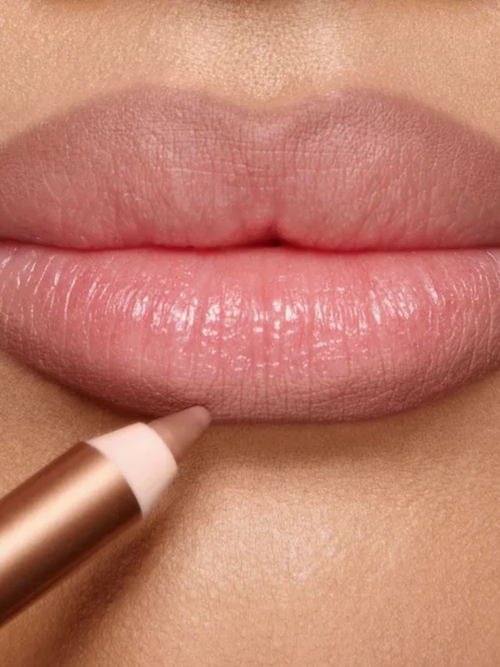 Charlotte Tilbury Mini Glossy Pink Lip Gloss + Liner Set