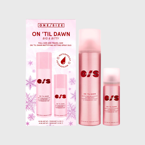 One Size On 'Til Dawn Mattifying Setting Spray Duo