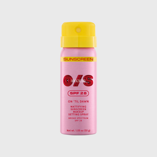 One Size Mini Mattifying Sunscreen Waterproof Setting Spray