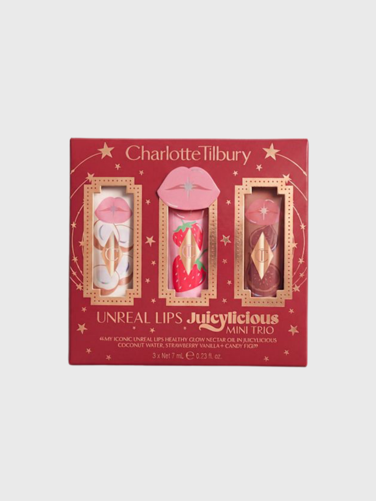 Charlotte Tilbury Unreal Lips Juicylicious Mini Trio