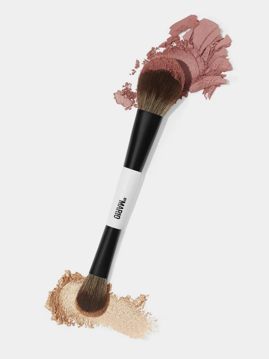Makeup by Mario F3 Dual-Ended Precision Powder Brush