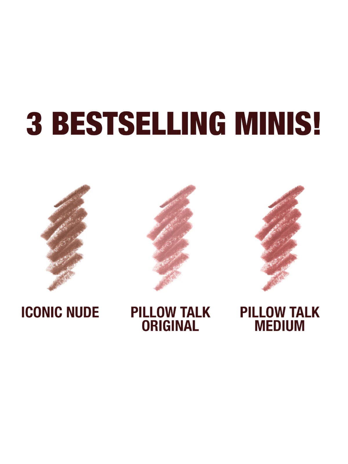 Charlotte Tilbury Mini Iconic Lip Liner Trio