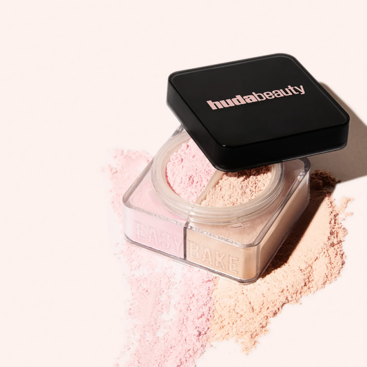 Huda Beauty Easy Bake Loose Powder Brightening + Correcting Duo