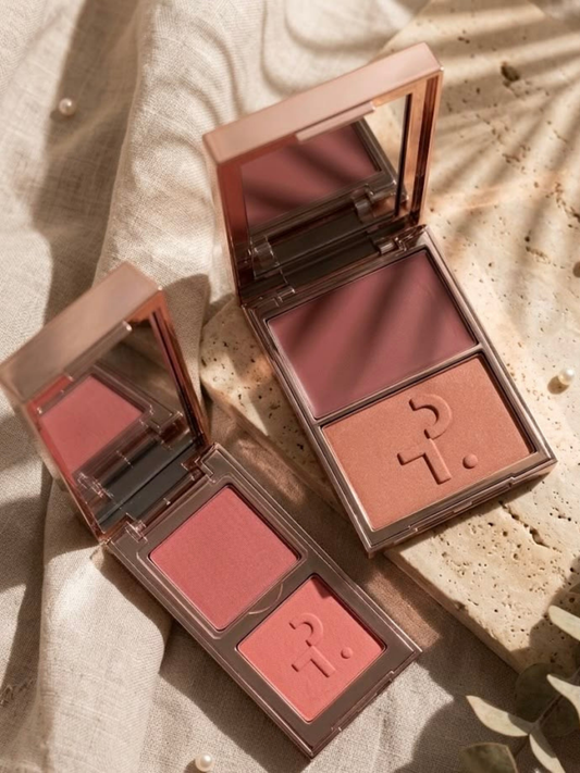 Patrick Ta Mini Double-Take Creme & Powder Blush Duo