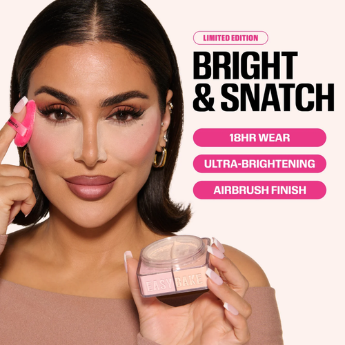 Huda Beauty Easy Bake Loose Powder Brightening + Correcting Duo