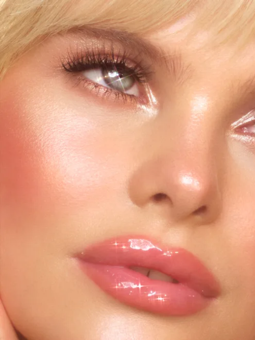 Charlotte Tilbury Mini Glossy Pink Lip Gloss + Liner Set