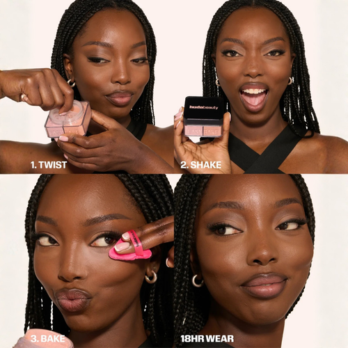 Huda Beauty Easy Bake Loose Powder Brightening + Correcting Duo