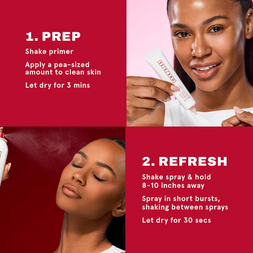 One Size Oil Sucker Prep & Refresh Mattifying Duo